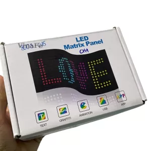 JTPD-03-011 Bảng LED Matrix Điều Chỉnh Bằng Điện Thoại 16x64 LED